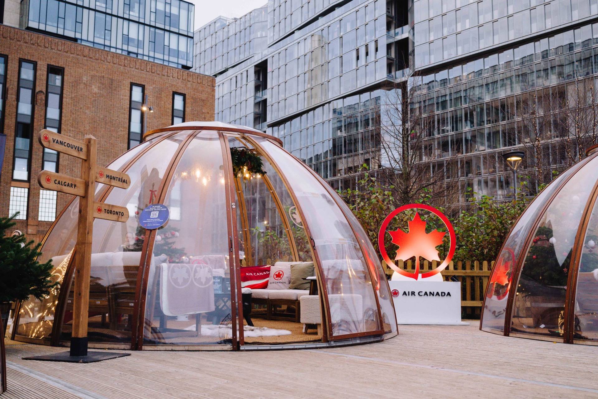 Image of Private Igloos by Air Canada